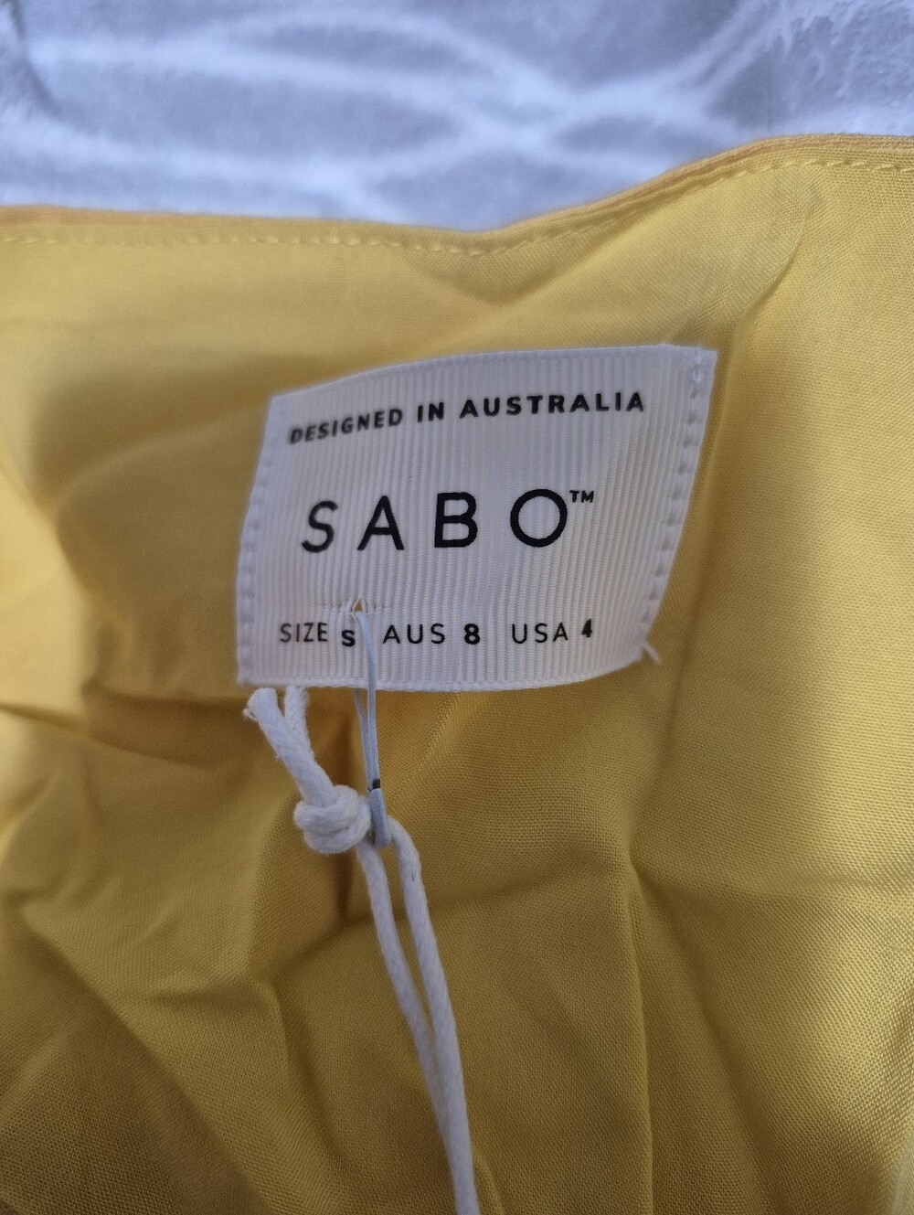 NWT Sabo Aliza Dress - Ciao Yellow, Small - Picture 8 of 16